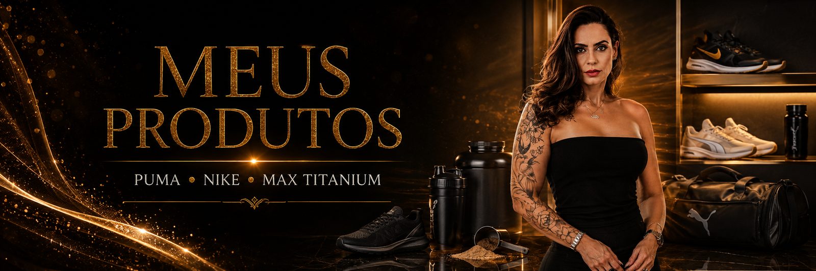 Meus Produtos — PUMA, Nike e Max Titanium